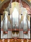 varhany v jezuitském kostele Nanebevzetí Panny Marie v Brně