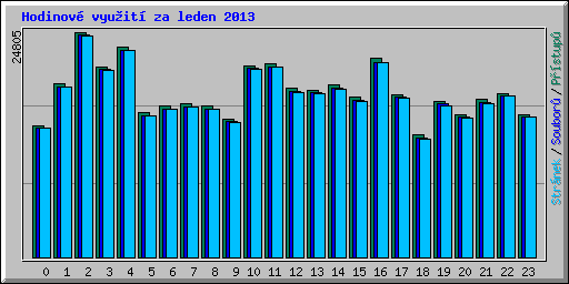 Hodinov vyuit za leden 2013